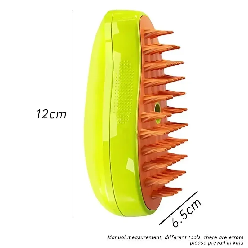 3-in-1 Pet Grooming Steam Brush for Dogs and Cats