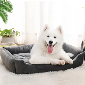 38" Wadding Bed Pad Mat Cushion for Dog Cat Pet Gray