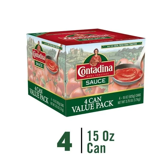 (4 Cans) Contadina Tomato Sauce, 15 oz Cans