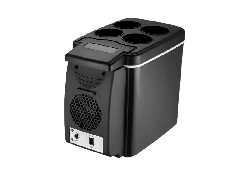 6L Black  Portable Heating And Cooling Thermoelectric Cooler -BLD-06A