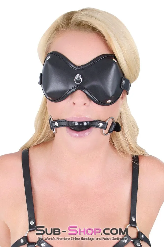 8849M      Beginner Black Rubber Ballgag - LAST CHANCE - Final Closeout!