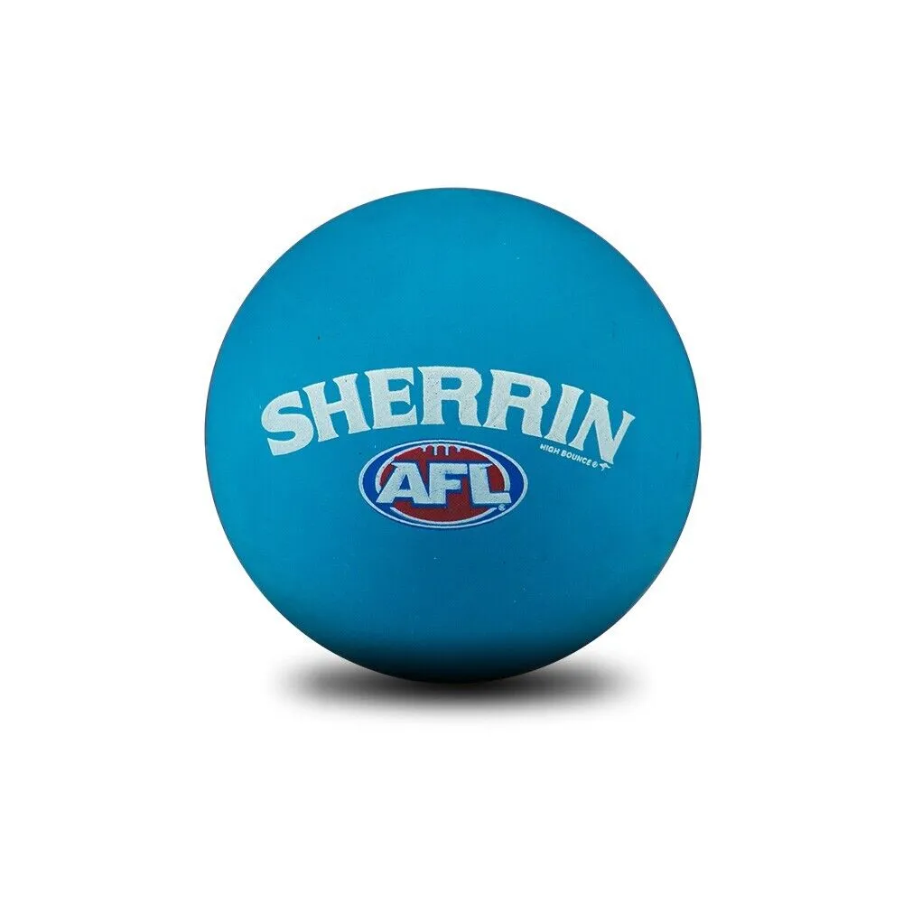 AFL Rubber High Bounce Hand Ball - Port Adelaide Power - Single - 6cm