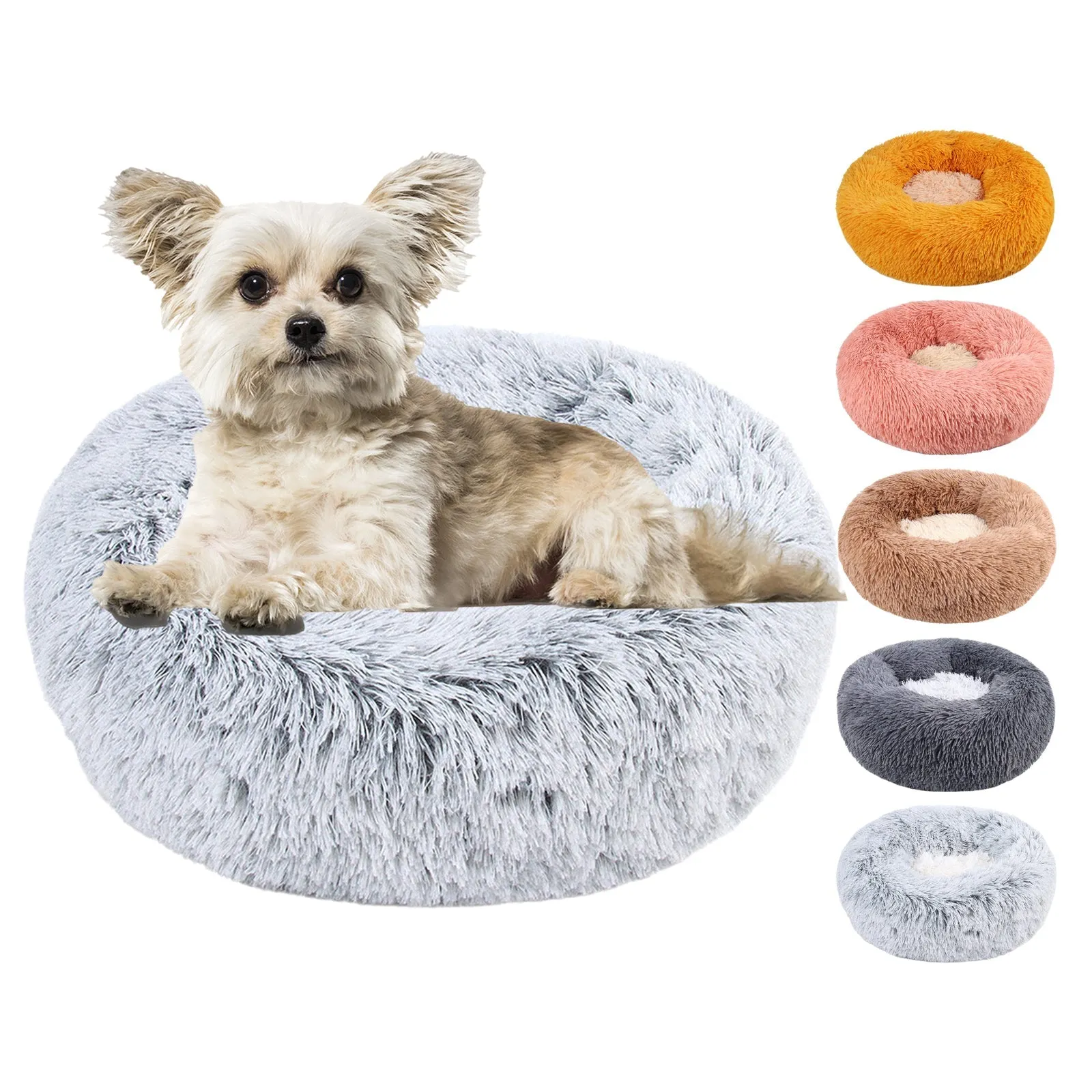 Aiitle Fuzzy Soft Plush Dog or Cat Bed