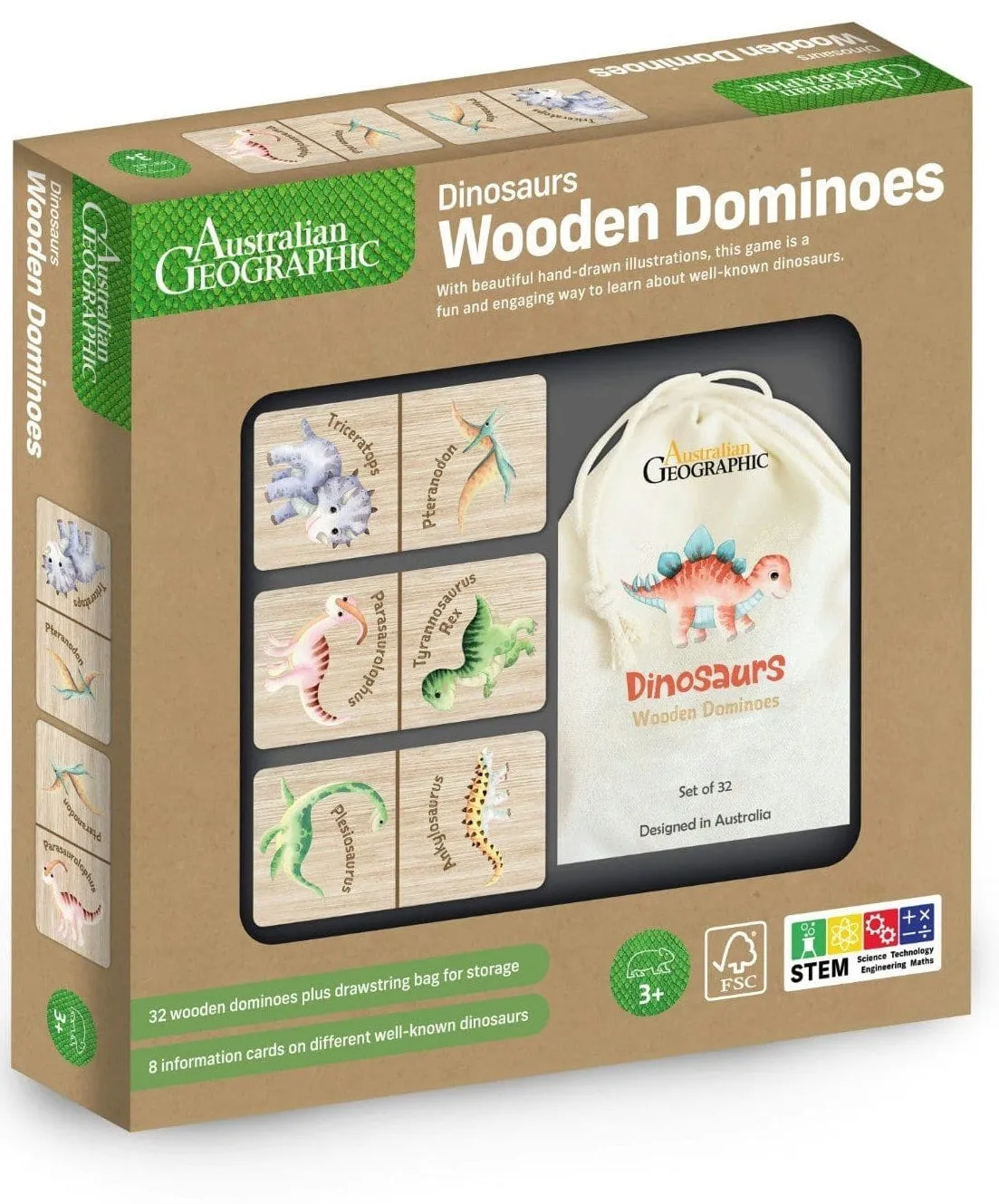 Australian Geographic: Dinosaur Dominoes