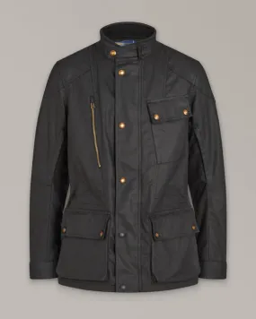 BELSTAFF WAYMASTER MOTORCYLE WAXED COTTON JACKET - BLACK