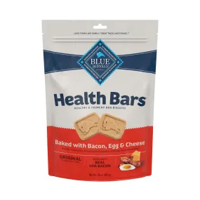 Blue Buffalo Health Bars Natural Crunchy Dog Treats Biscuits, Bacon, Egg & Cheese 16-oz Bag