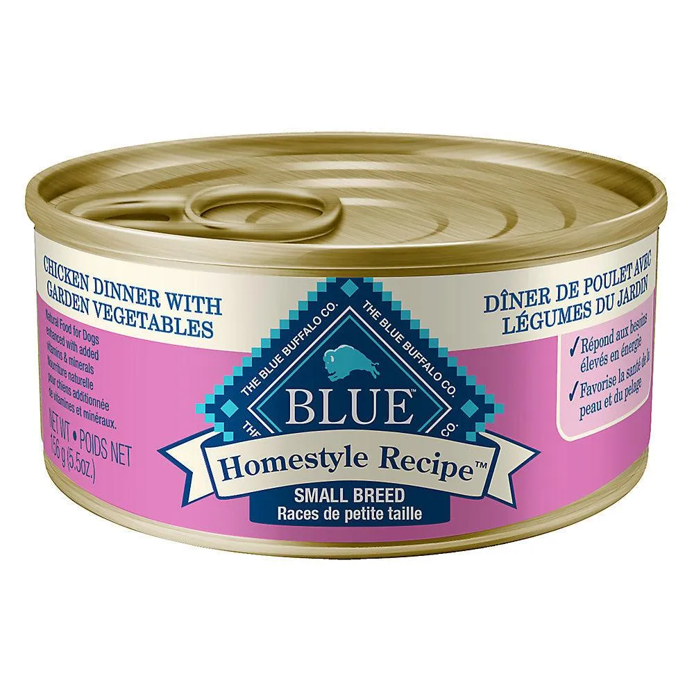 Blue Buffalo Homestyle Recipe Small Breed Chicken Dinner Canned Dog Food