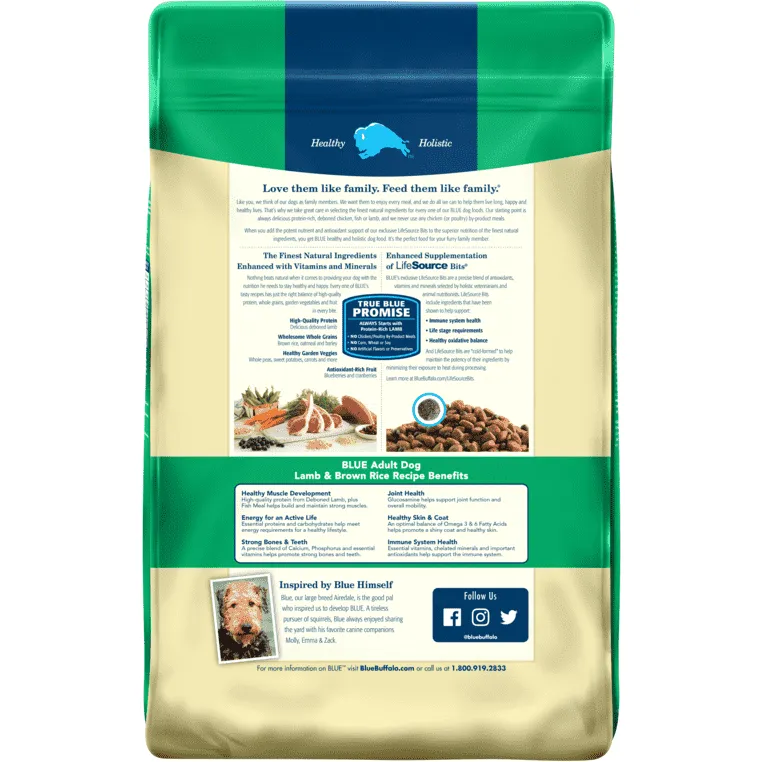 Blue Buffalo Life Protection Dog Food Lamb & Rice