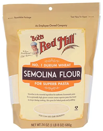 Bob's Red Mill Semolina Pasta Flour 24 Oz Pack of 1