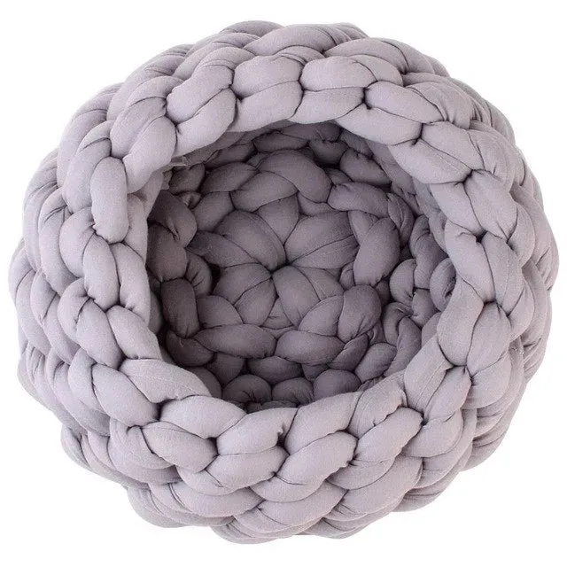 Braided Dog Bed – Soft Pet Nest