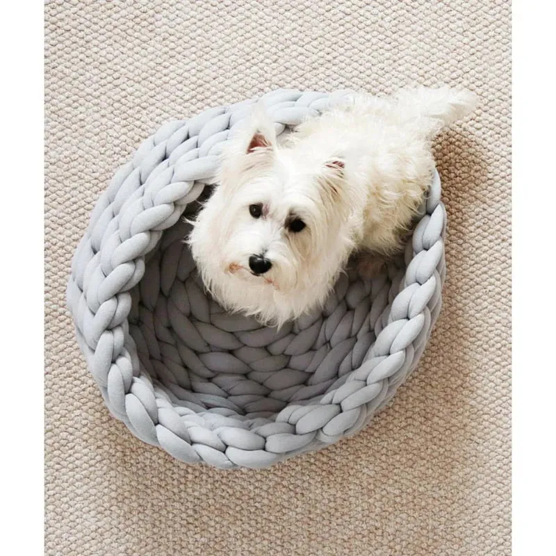 Braided Dog Bed – Soft Pet Nest