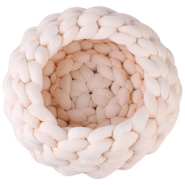 Braided Dog Bed – Soft Pet Nest