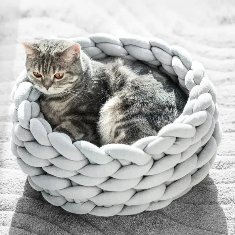 Braided Dog Bed – Soft Pet Nest