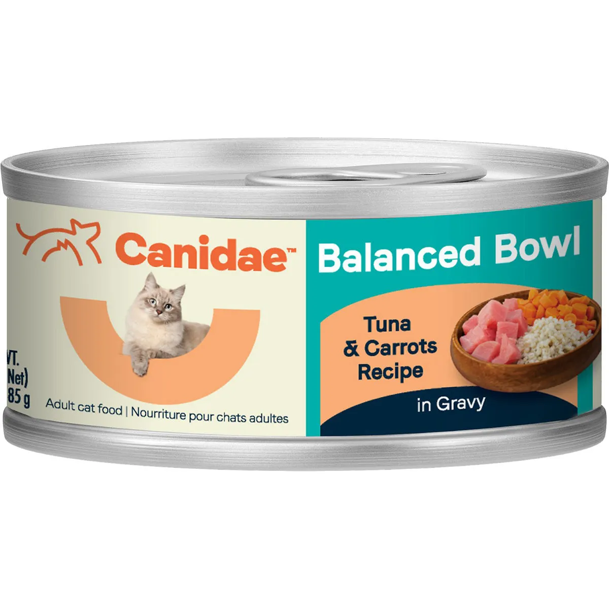 Canidae Balanced Bowl Tuna & Carrots Formula in Gravy Wet Cat Food 2.25oz