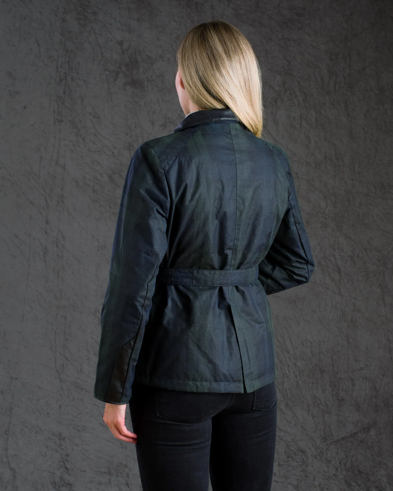 Cara Utility Wax Jacket - Blackwatch