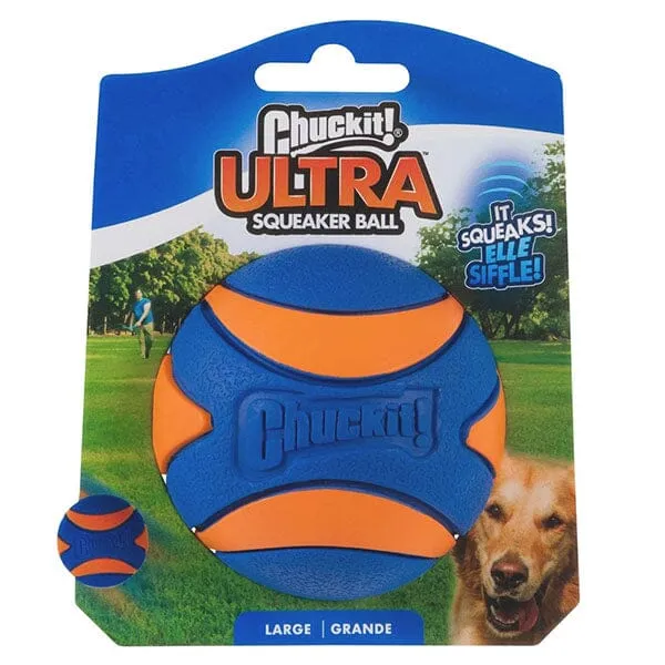 CHUCKIT - Ultra Squeaker Ball Dog Toy