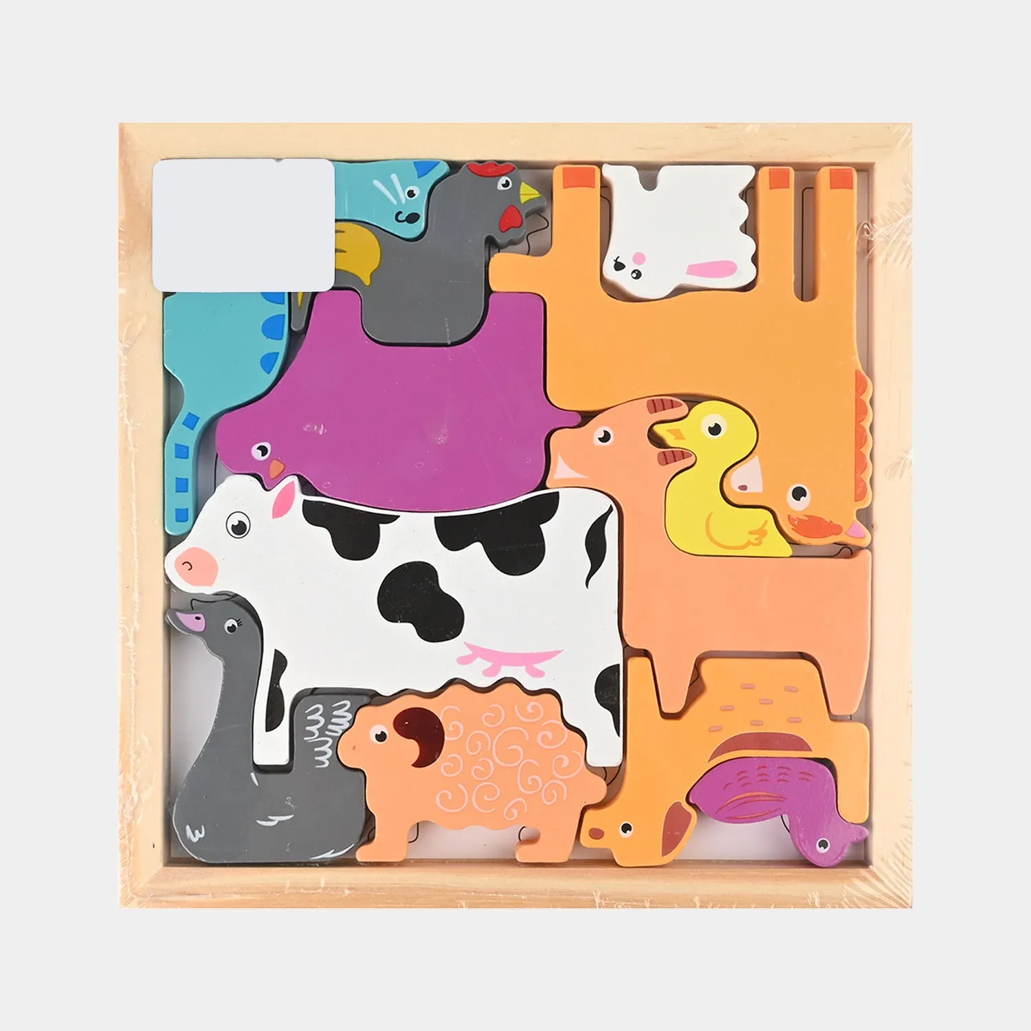 Creative Animal Wooden Puzzle Block For Kids