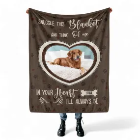 Custom Pet Memorial Blanket - Personalized Photo Tribute for Dog Lovers