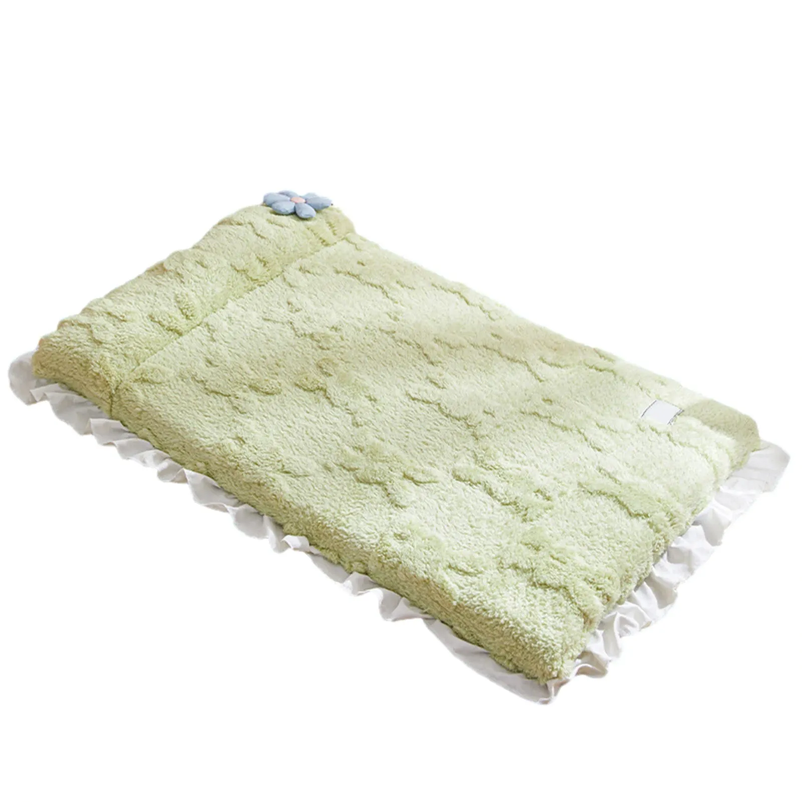 Cute Washable Soft Plush Dog Bed - Comfortable Pet Mattress, Dog Cushion, Puppy Blanket for Indoor Cat and Dog Mat