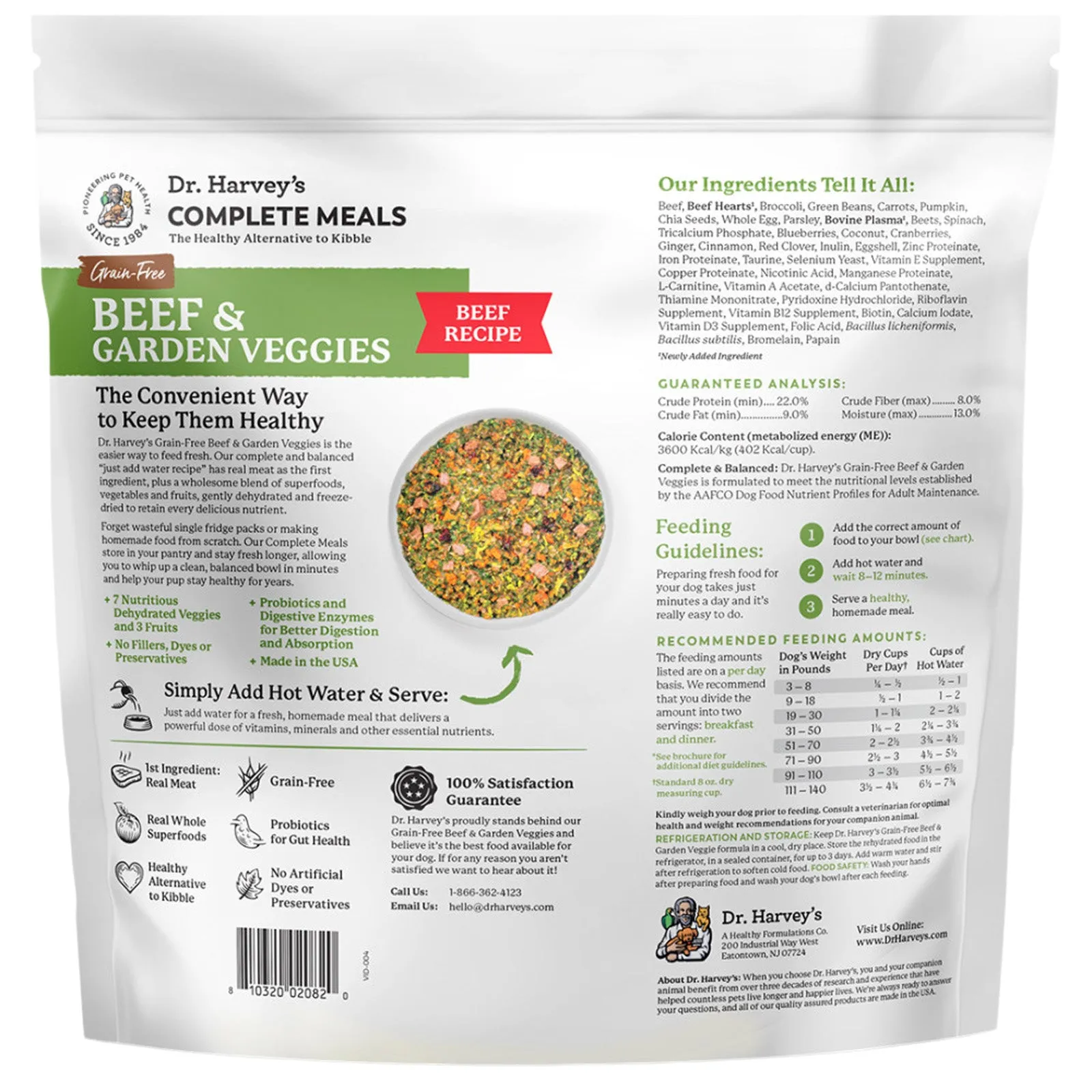 Dr. Harvey's Garden Veggies Grain Free Recipe Dog Food