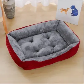 DreamPaw Bed - Weiches Kissen Luxus Plüsch Haustierbett