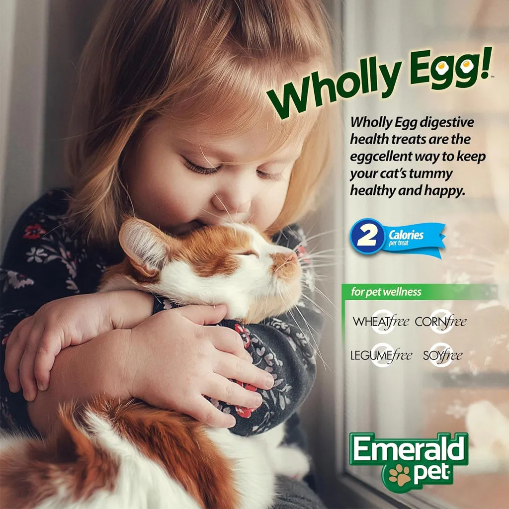 Emerald Pet Wholly Egg Recipe with Salmon Cat Treats, 2.5-oz