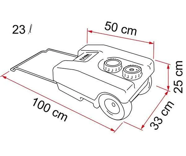 Fiamma Fresh Roll Tank 23 Litre