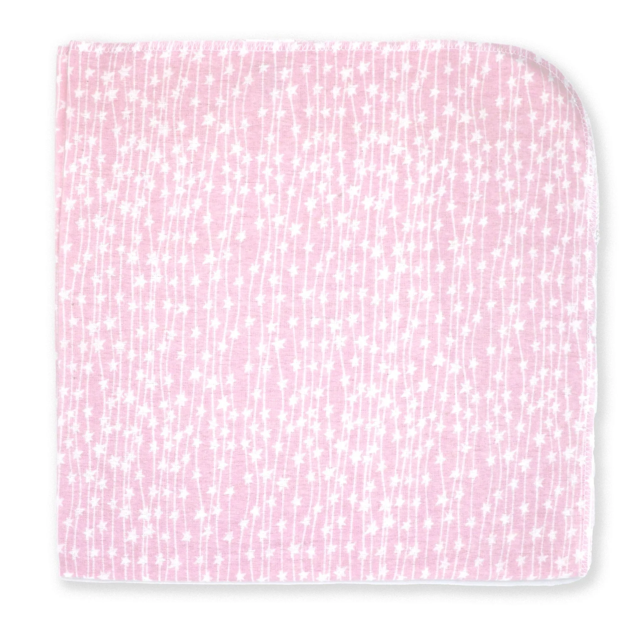 Flannel Baby Receiving Blanket - Pink Sweet Dreams