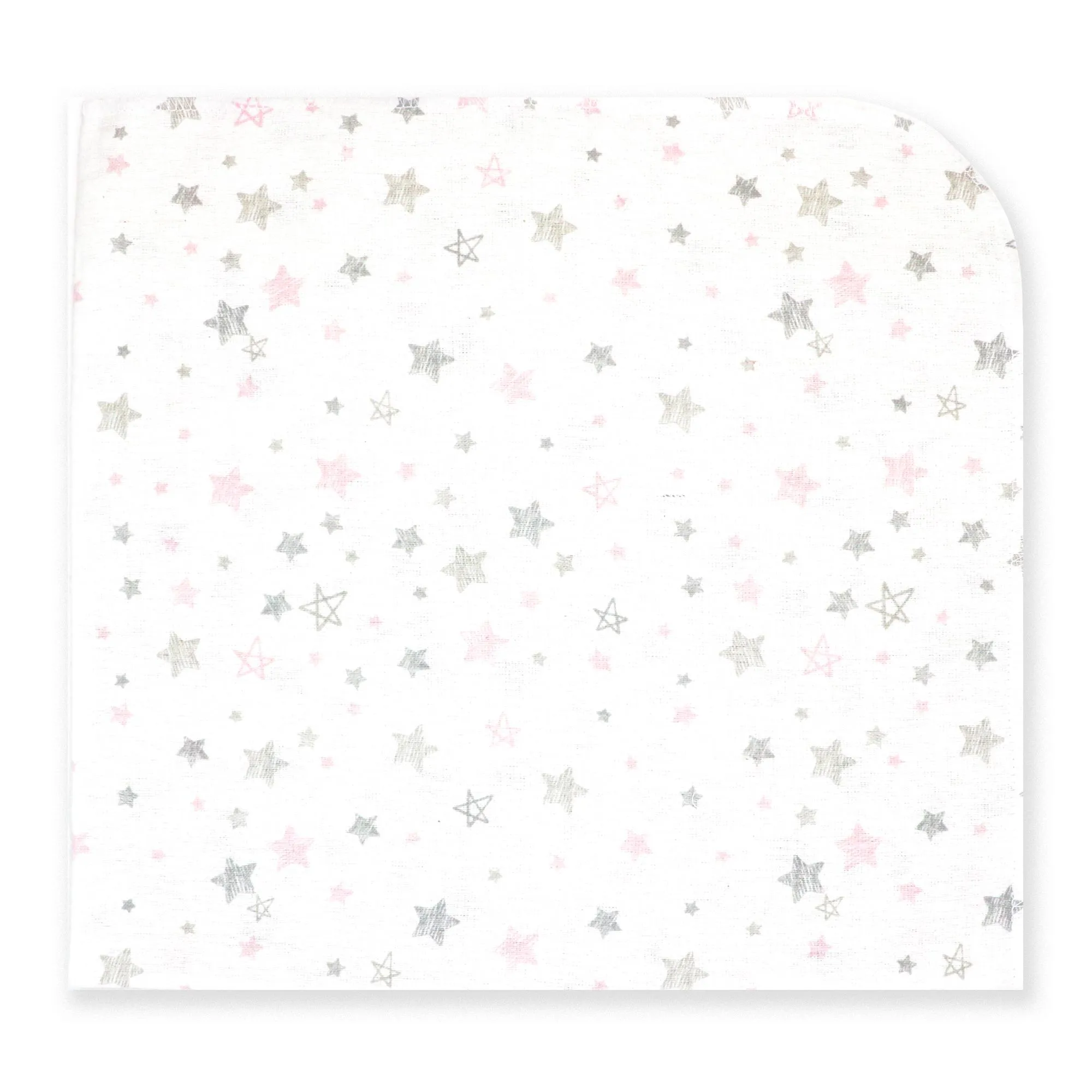 Flannel Baby Receiving Blanket - Pink Sweet Dreams