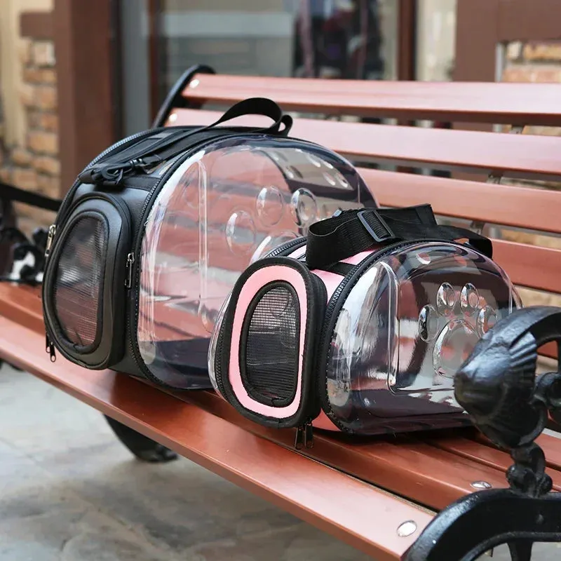 Foldable Transparent Pet Carrier Bag