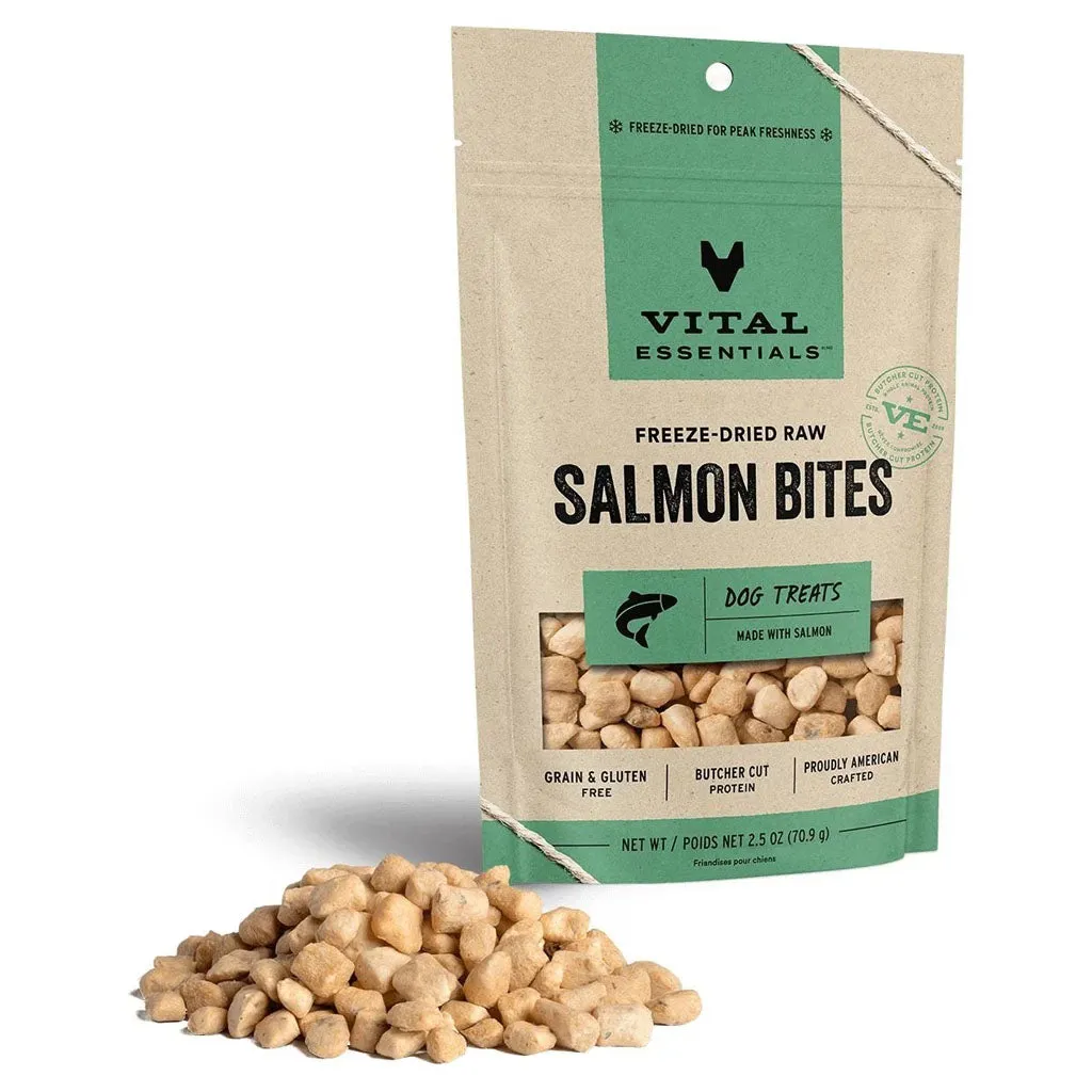 Freeze-dried Salmon Bites for Dogs