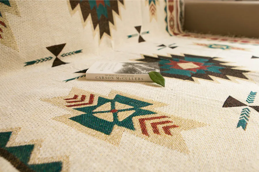 Geometric Traditional Pattern Blanket/Tapestry