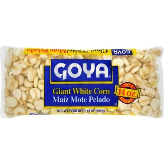 Goya Giant White Corn-Maiz Mote Pelado