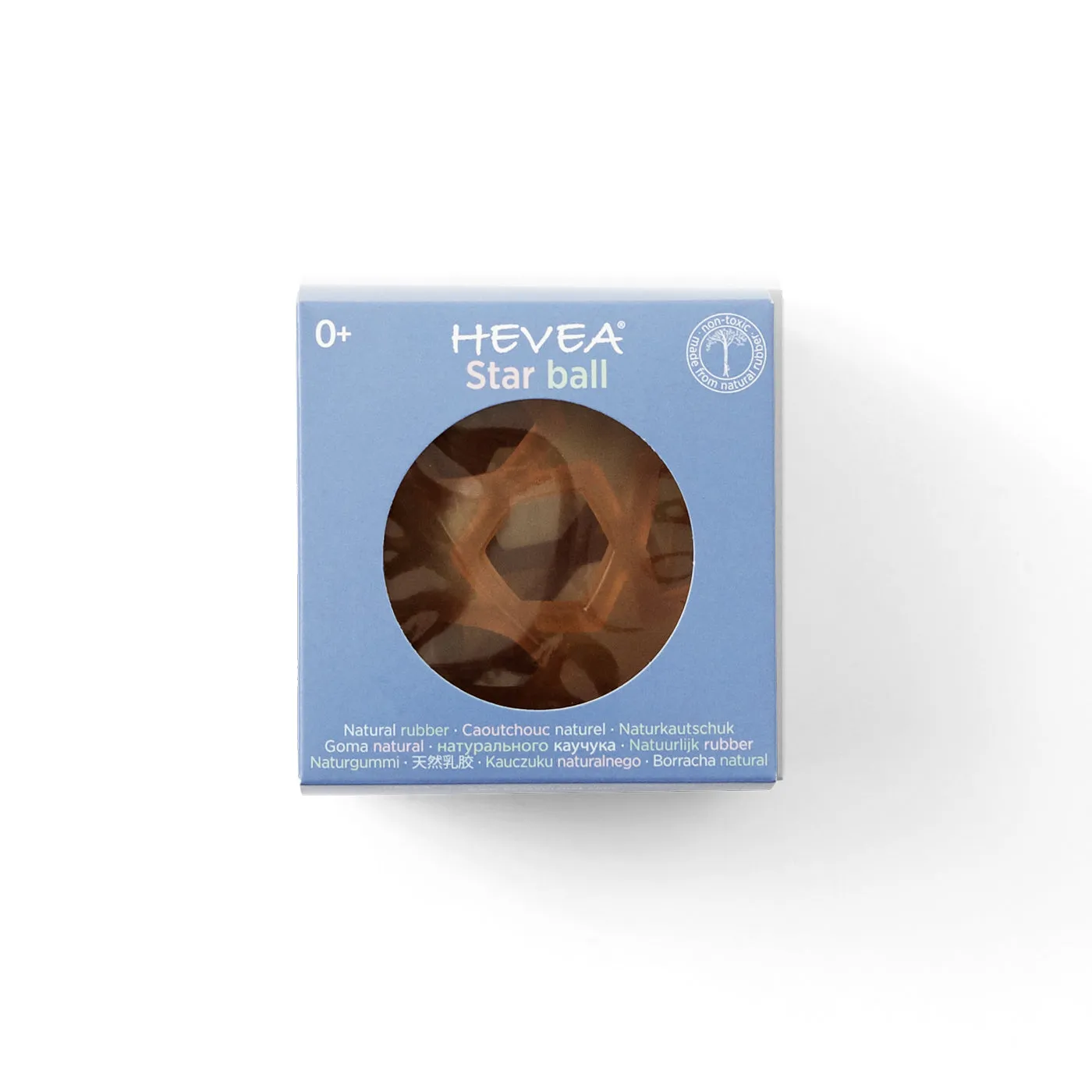 Hevea Rubber Star Ball Natural