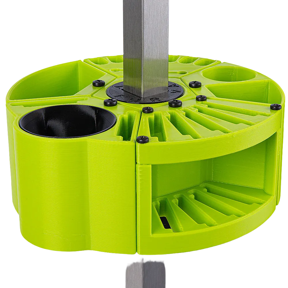 Houndabout Round Tool Caddy Lime Green by Vanity Fur