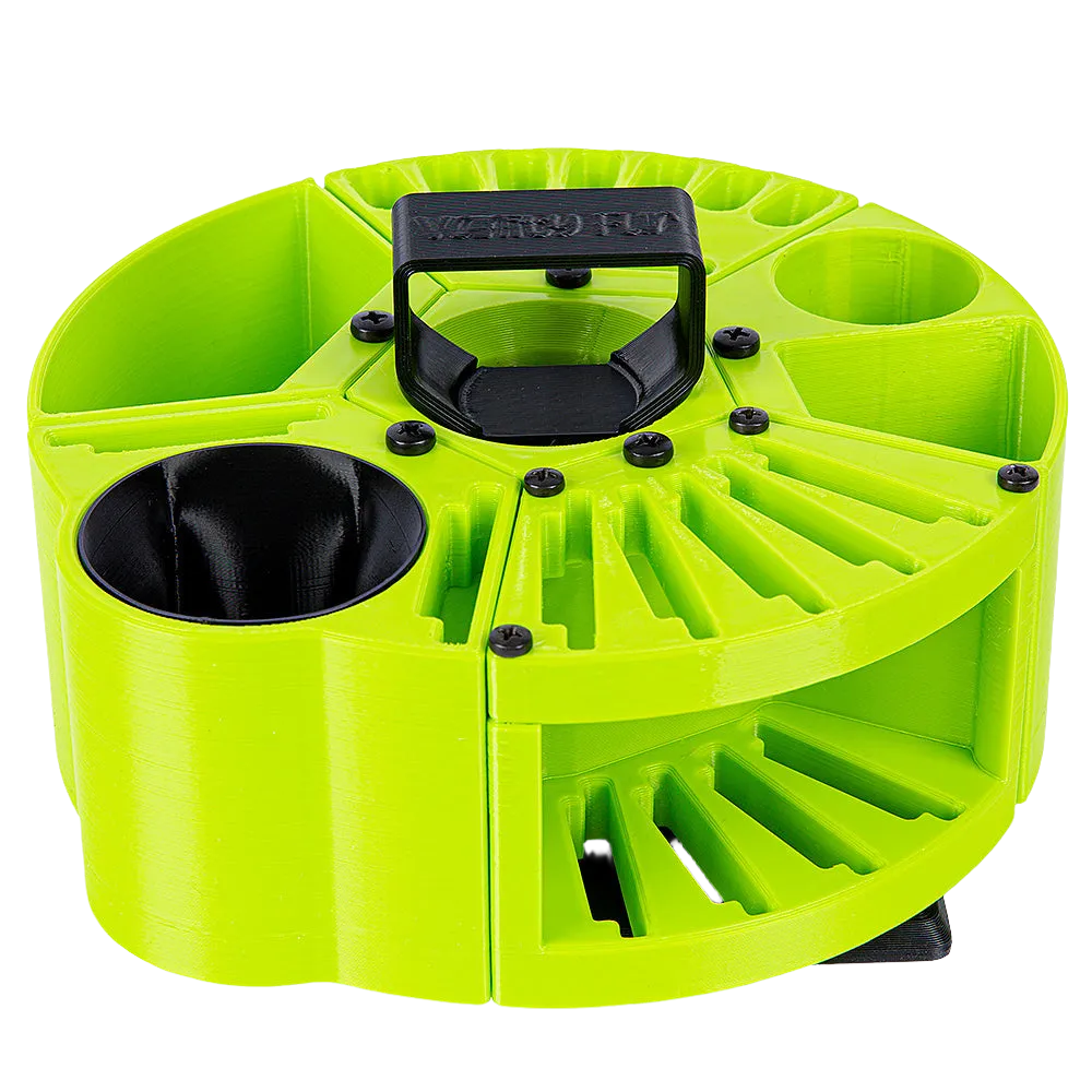 Houndabout Round Tool Caddy Lime Green by Vanity Fur