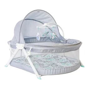 Infantino Sweet Dreams Fold & Go Bassinet Grey Birth to 9 months