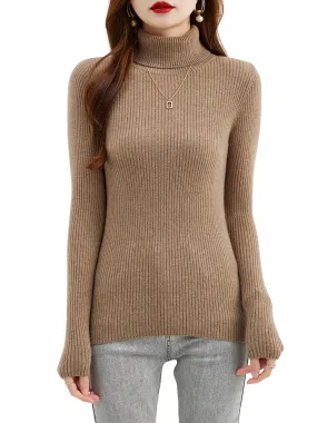 Jean Woman Turtleneck Sweater