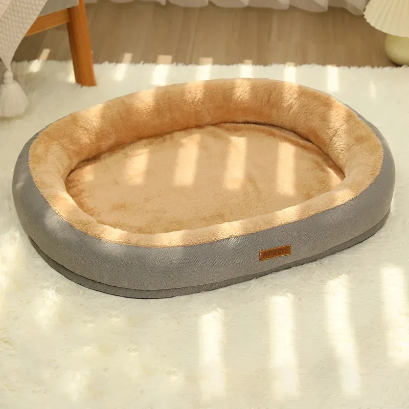 Kimpets Cat Bed Dog Pet Bed Kennel - Non-Slip Winter Warm Small Dog Kennel - Sleeping Removed Washed Soft Puppy Cushion - Cat Supplies