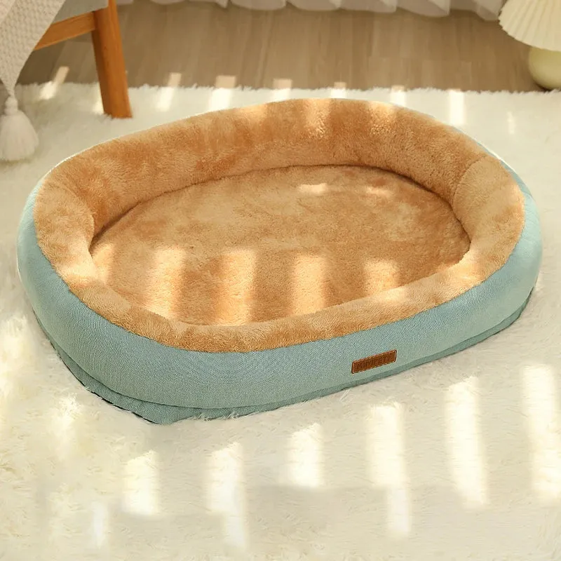 Kimpets Cat Bed Dog Pet Bed Kennel - Non-Slip Winter Warm Small Dog Kennel - Sleeping Removed Washed Soft Puppy Cushion - Cat Supplies