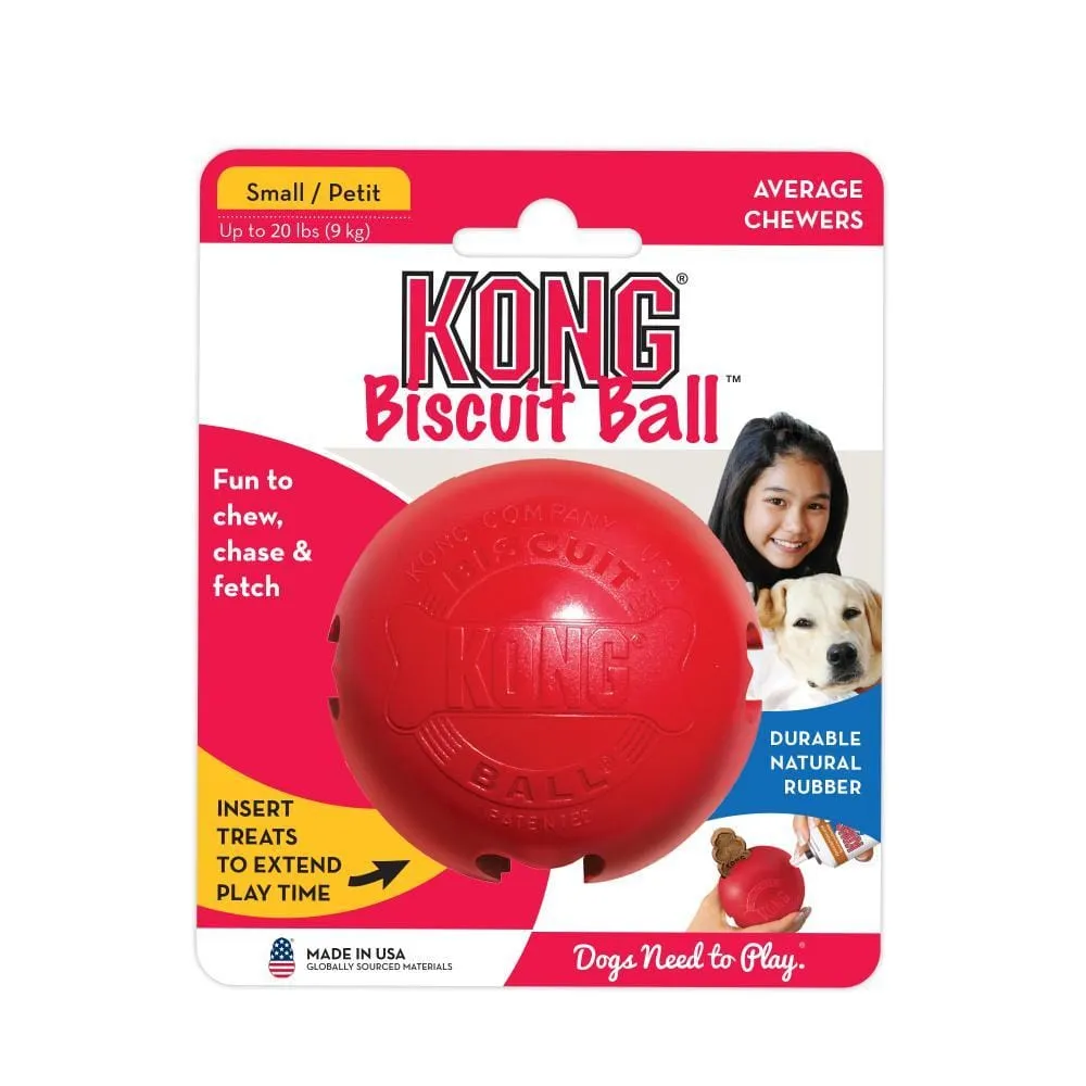 KONG Biscuit Ball Dog Toy