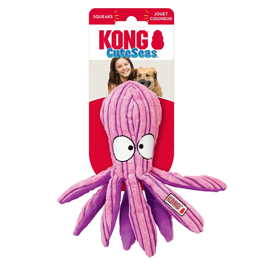 Kong CuteSeas Rufflez Plush Dog Toys