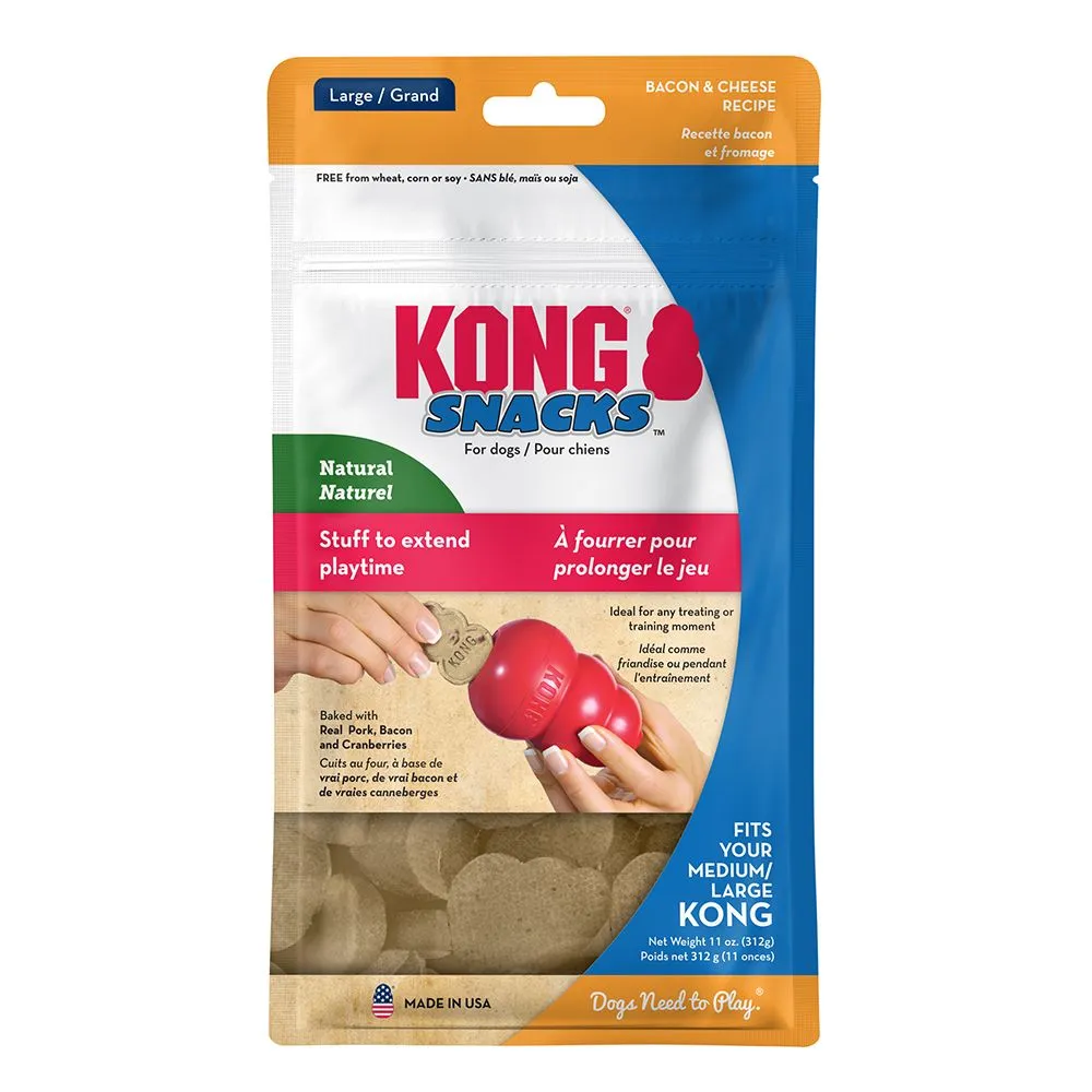 KONG Stuff'N Snacks, Bacon & Cheese, Large