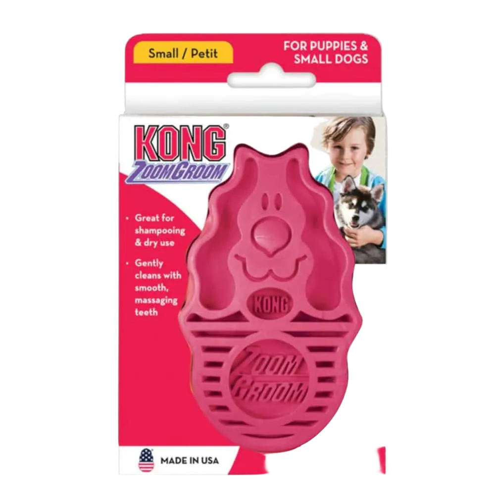 Large Bathing Brush for Dogs Pink by ZoomGroom