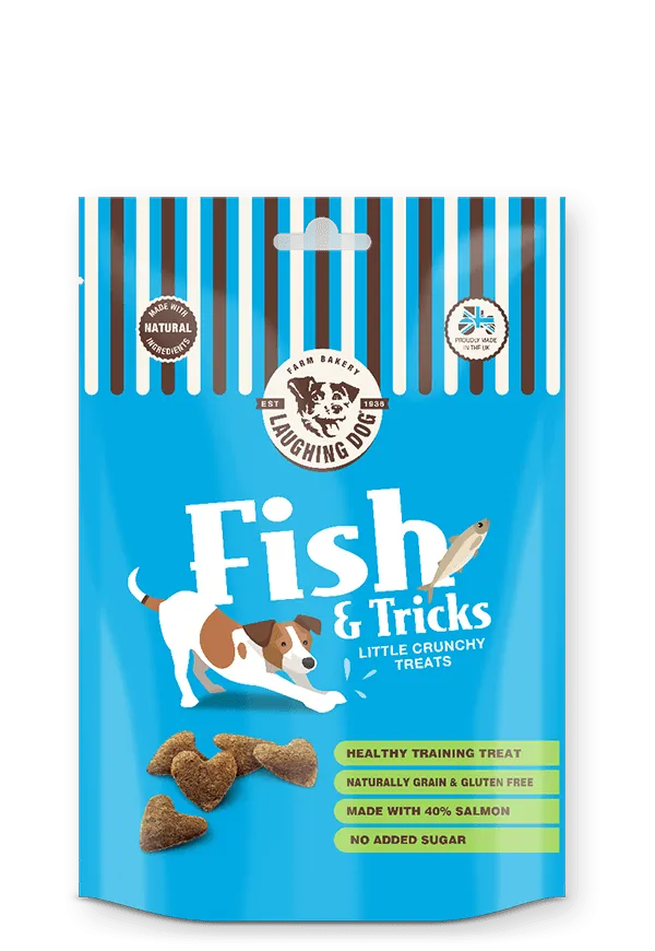 Laughing Dog Grain Free Fish & Tricks Treats - 125g