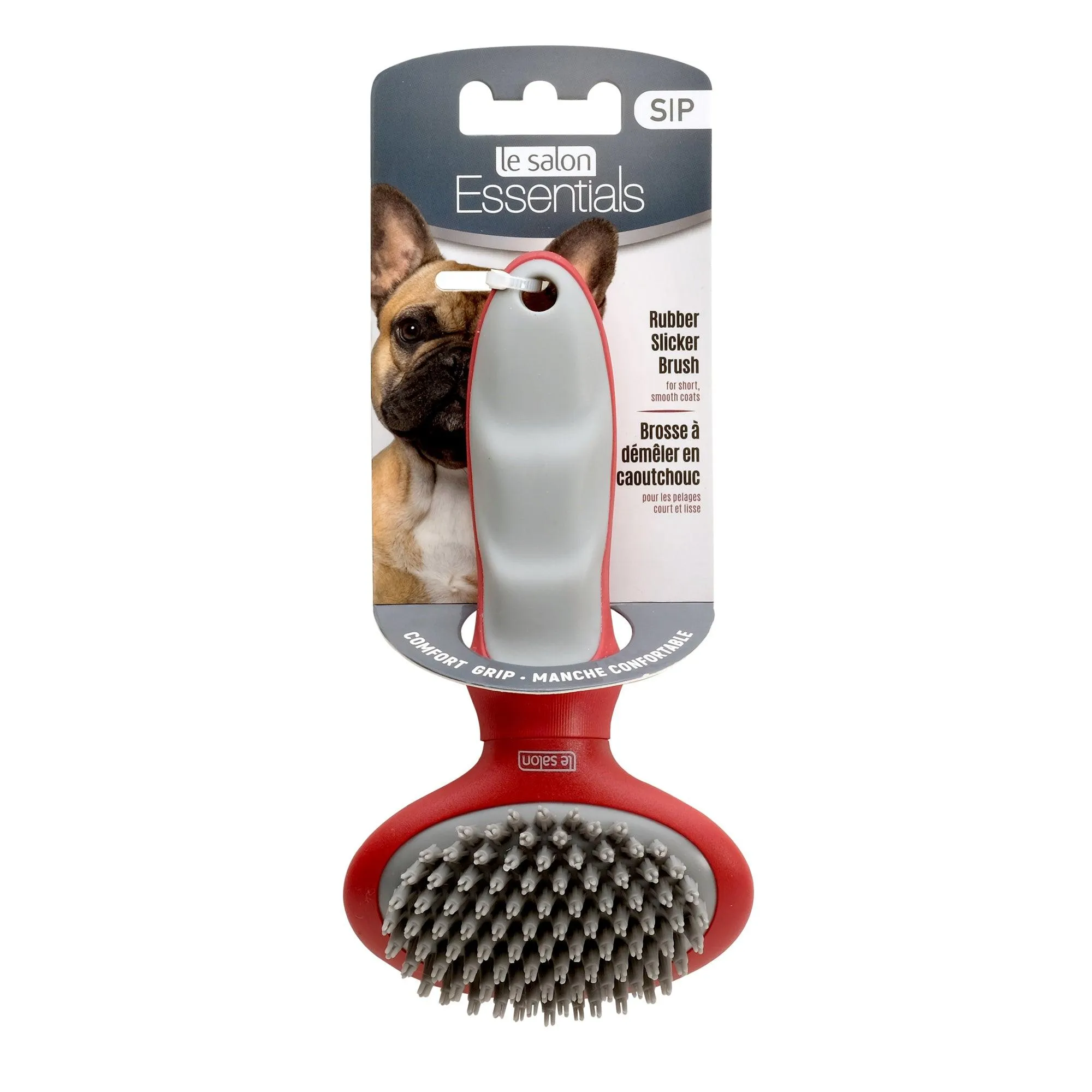 Le Salon Essentials Rubber Slicker Brush For Dogs