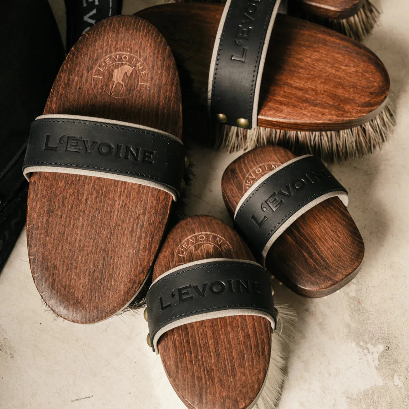 L'Evoine Horse Grooming Brush Set Essential