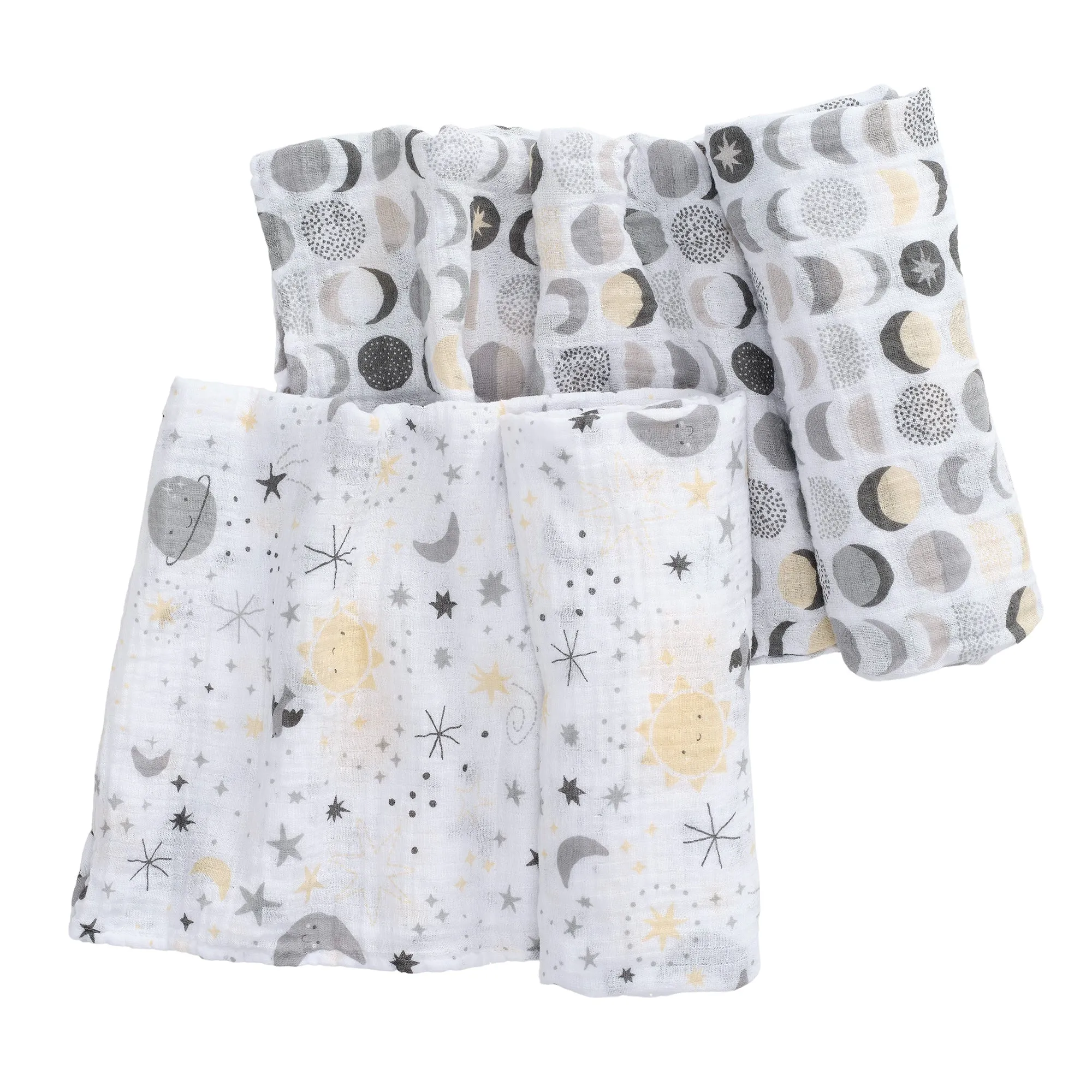 Little Star Cotton Muslin Swaddle Blankets