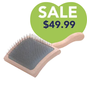 Mark Curved Back Large Slicker Brush by Chris Christensen