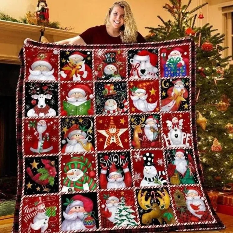 Merry Christmas Soft Throw Blanket | Christmas Blanket